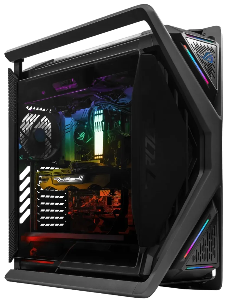 ROG Hyperion GR701, GeForce RTX 5070 Ti 16GB, Ryzen 7 9800X3D, DDR5 32GB, 2 TB NVMe SSD, Gaming PC