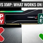 DDR5 RAM compatibility guide for AMD Ryzen showing EXPO vs XMP requirements and speed limitations