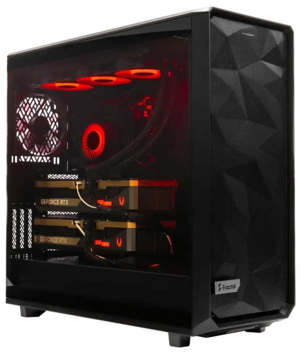 MES2X Dual GeForce RTX 5090 Liquid Cooled AI Custom Workstation - Image 6