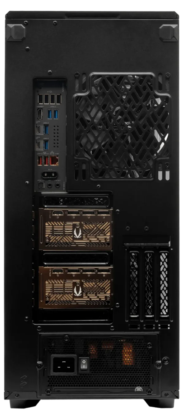 MES2X Dual GeForce RTX 5090 Liquid Cooled AI Custom Workstation - Image 4