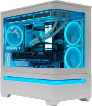 ASUS Prime AP202 White, GeForce RTX 5070 TI 16GB, Ryzen 7 9800X3D 16C 4.7GHz, DDR5 32GB, 1TB NVMe SSD, Gaming PC