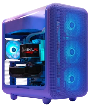 HYTE X50 Purple, Radeon RX 9070 XT 16GB, Ryzen 9 9900X3D, DDR5 64GB, 4TB NVMe SSD, Gaming PC