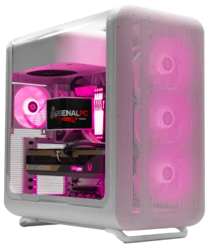 HYTE X50 White, GeForce RTX 5070 12GB, Ryzen 7 7800X3D, DDR5 32GB, 4TB NVMe SSD, 4TB HDD, Gaming PC