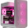 HYTE X50 White, GeForce RTX 5070 12GB, Ryzen 7 7800X3D, DDR5 32GB, 4TB NVMe SSD, 4TB HDD, Gaming PC