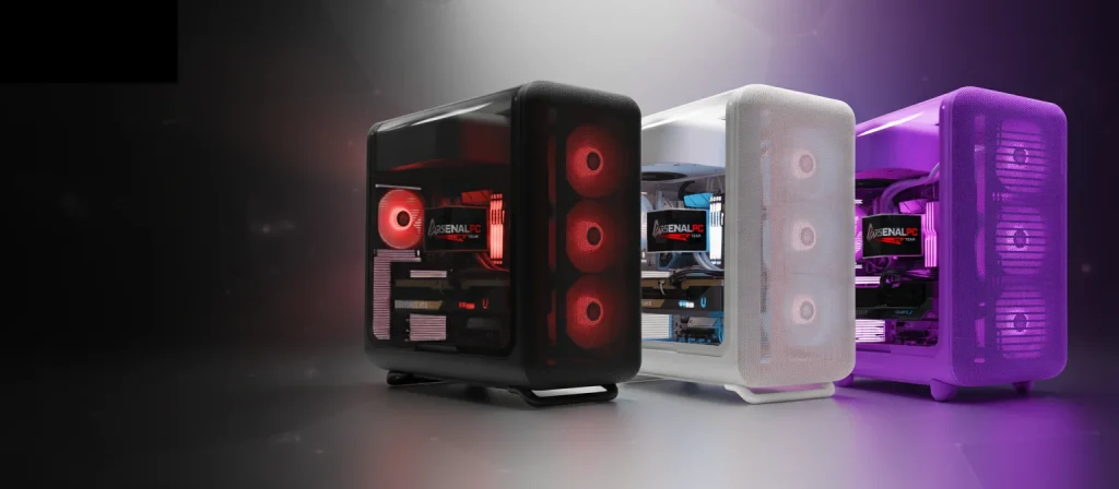 gaming PC cable management — custom ArsenalPC build with expert cable routing in Willoughby Ohio