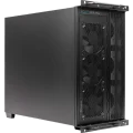 SilverStone RM600 6U rackmount AI workstation chassis, front three-quarter view
